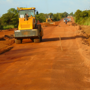 FILLING AND COMPACTING WORKS ONGOING