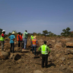 TEAM OF CONSTRUCTION ENGIONEERS ON ROAD INSPECTIONS